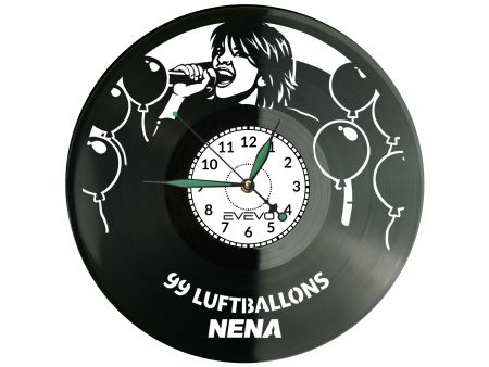 Nena 99 Luftballons Płyta Winylowa Zegar Ścienny Prezent Upominek Urodziny Dla Niej Dla Niego EVEVO evevo.pl V0021
