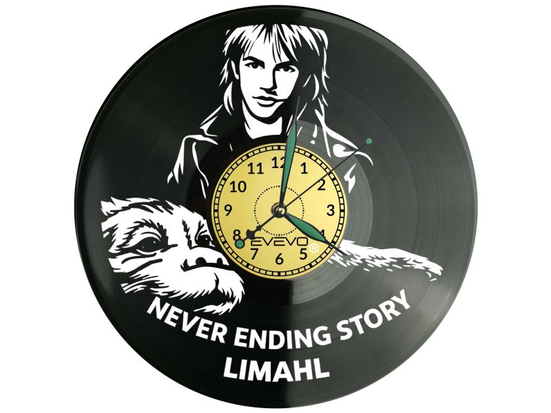 Limahl Never Ending Story Płyta Winylowa Zegar Ścienny Prezent Upominek Urodziny Dla Niej Dla Niego EVEVO evevo.pl V0022