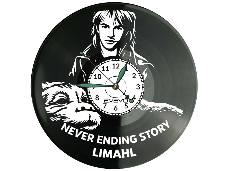 Limahl Never Ending Story Płyta Winylowa Zegar Ścienny Prezent Upominek Urodziny Dla Niej Dla Niego EVEVO evevo.pl V0022