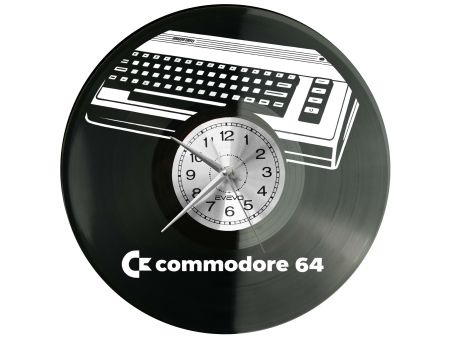 Comodore 64 Płyta Winylowa Zegar Ścienny Prezent Upominek Urodziny Dla Niej Dla Niego EVEVO evevo.pl V0024