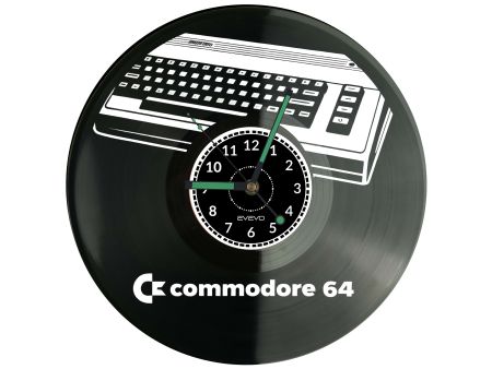 Comodore 64 Płyta Winylowa Zegar Ścienny Prezent Upominek Urodziny Dla Niej Dla Niego EVEVO evevo.pl V0024
