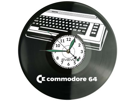 Comodore 64 Płyta Winylowa Zegar Ścienny Prezent Upominek Urodziny Dla Niej Dla Niego EVEVO evevo.pl V0024