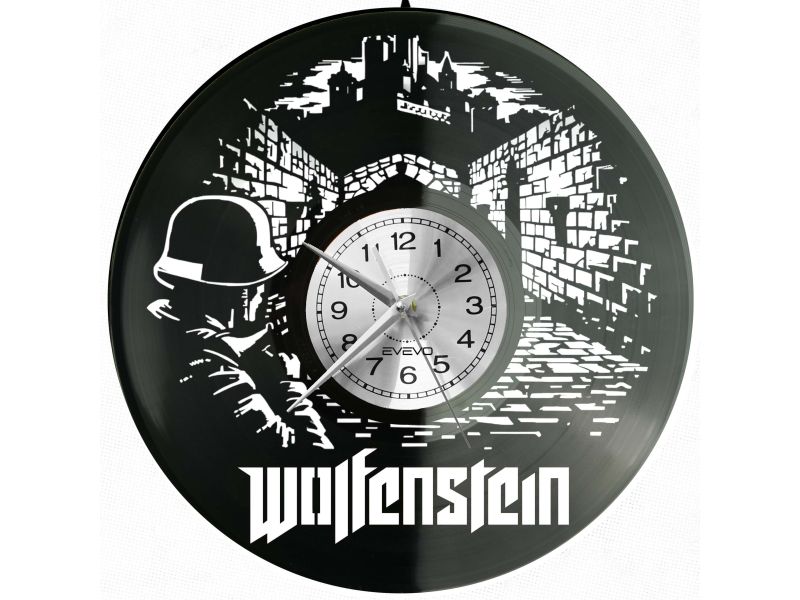 Wolfenstein płyta winylowa, Wolfenstein zegar ścienny, Wolfenstein prezent, Wolfenstein upominek