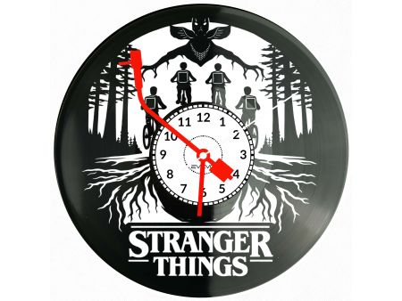 Stranger Things Płyta Winylowa Zegar Ścienny Prezent Upominek Urodziny Dla Niej Dla Niego EVEVO evevo.pl V0026