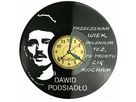 Dawid Podsiadło płyta winylowa, Dawid Podsiadło zegar ścienny, Dawid Podsiadło prezent, Dawid Podsiadło upominek