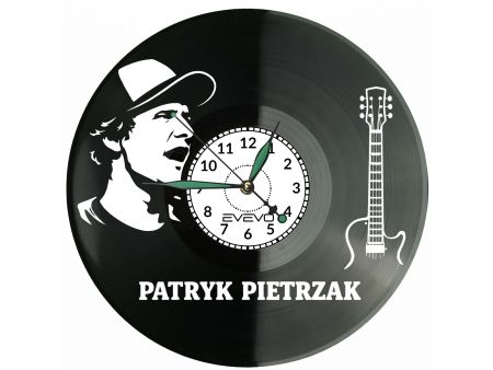 Patryk Pietrzak Płyta Winylowa Zegar Ścienny Prezent Upominek Urodziny Dla Niej Dla Niego EVEVO evevo.pl V0032