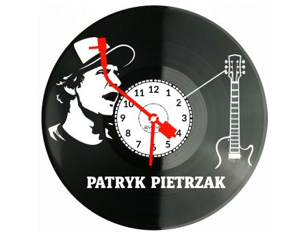 Patryk Pietrzak Płyta Winylowa Zegar Ścienny Prezent Upominek Urodziny Dla Niej Dla Niego EVEVO evevo.pl V0032