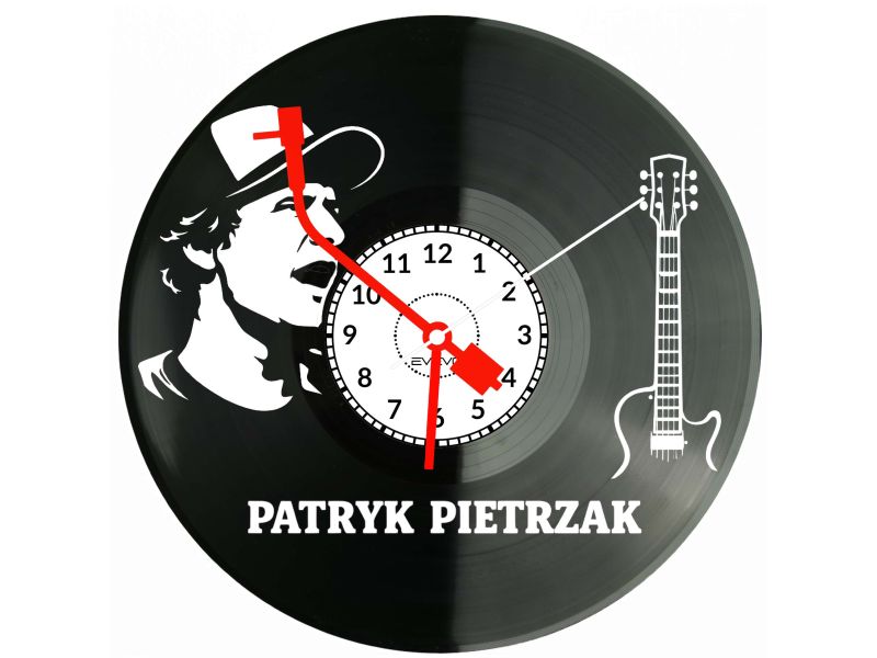 Patryk Pietrzak Płyta Winylowa Zegar Ścienny Prezent Upominek Urodziny Dla Niej Dla Niego EVEVO evevo.pl V0032