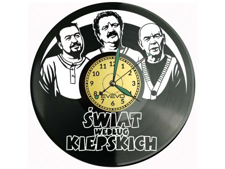 Świat Według Kiepskich Serial Płyta Winylowa Zegar Ścienny Prezent Upominek Urodziny Dla Niej Dla Niego EVEVO evevo.pl V0035
