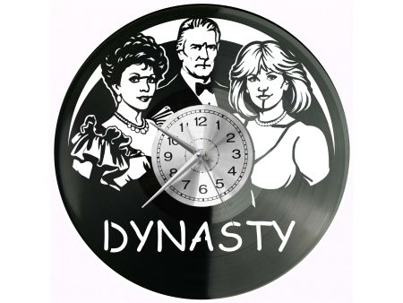 Dynastia Serial Płyta Winylowa Zegar Ścienny Prezent Upominek Urodziny Dla Niej Dla Niego EVEVO evevo.pl V0036