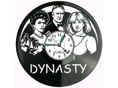 Dynastia Serial Płyta Winylowa Zegar Ścienny Prezent Upominek Urodziny Dla Niej Dla Niego EVEVO evevo.pl V0036