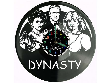 Dynastia Serial Płyta Winylowa Zegar Ścienny Prezent Upominek Urodziny Dla Niej Dla Niego EVEVO evevo.pl V0036