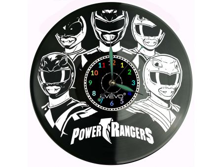 Power Rangers płyta winylowa, Power Rangers zegar ścienny, Power Rangers prezent, Power Rangers upominek