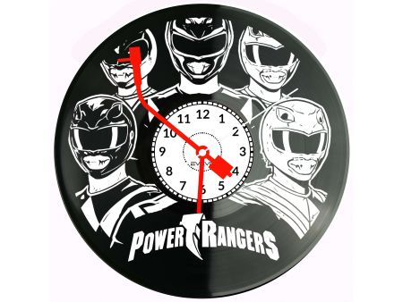 Power Rangers płyta winylowa, Power Rangers zegar ścienny, Power Rangers prezent, Power Rangers upominek