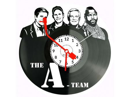 Drużyna A Serial The A Team Płyta Winylowa Zegar Ścienny Prezent Upominek Urodziny Dla Niej Dla Niego EVEVO evevo.pl V0038