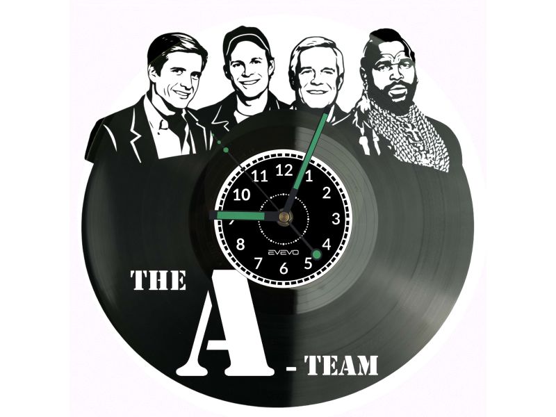 Drużyna A Serial The A Team Płyta Winylowa Zegar Ścienny Prezent Upominek Urodziny Dla Niej Dla Niego EVEVO evevo.pl V0038