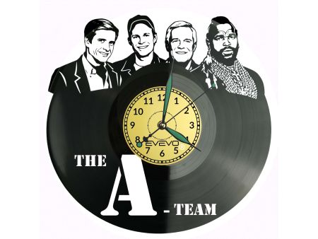 Drużyna A Serial The A Team Płyta Winylowa Zegar Ścienny Prezent Upominek Urodziny Dla Niej Dla Niego EVEVO evevo.pl V0038