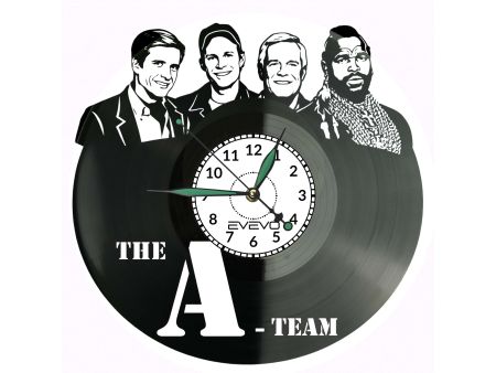 Drużyna A Serial The A Team Płyta Winylowa Zegar Ścienny Prezent Upominek Urodziny Dla Niej Dla Niego EVEVO evevo.pl V0038