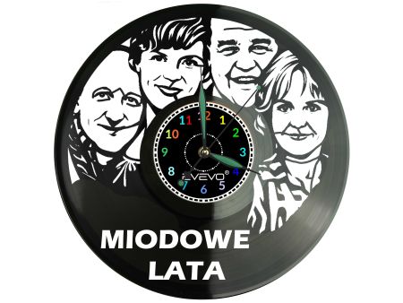 Miodowe Lata Serial Płyta Winylowa Zegar Ścienny Prezent Upominek Urodziny Dla Niej Dla Niego EVEVO evevo.pl V0039