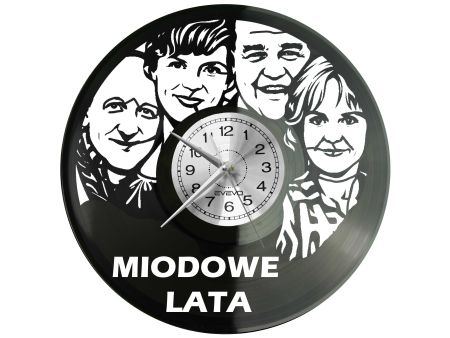 Miodowe Lata Serial Płyta Winylowa Zegar Ścienny Prezent Upominek Urodziny Dla Niej Dla Niego EVEVO evevo.pl V0039