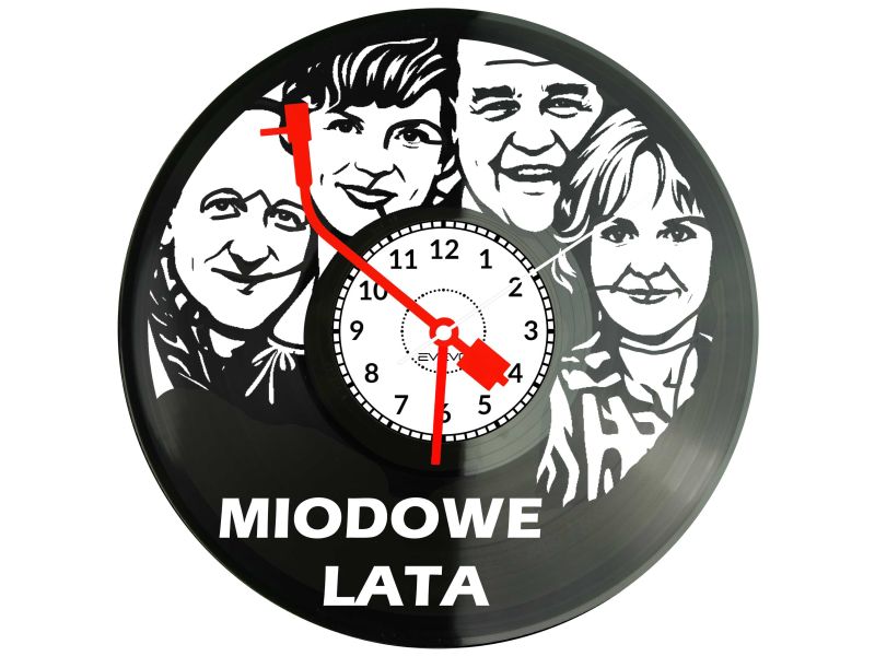 Miodowe Lata płyta winylowa, Miodowe Lata zegar ścienny, Miodowe Lata prezent, Miodowe Lata upominek