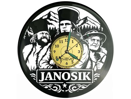 Janosik Serial Płyta Winylowa Zegar Ścienny Prezent Upominek Urodziny Dla Niej Dla Niego EVEVO evevo.pl V0040
