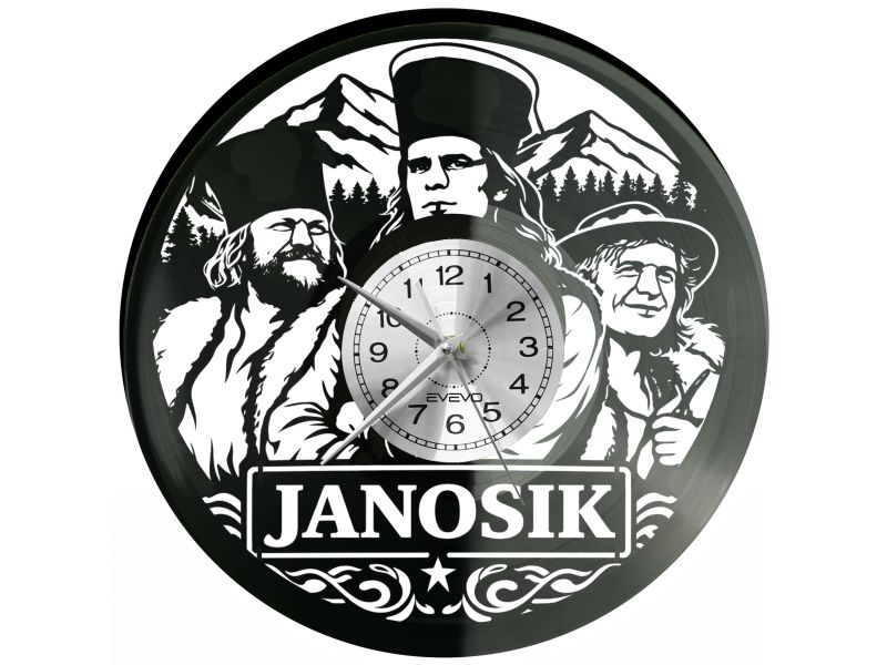 Janosik płyta winylowa, Janosik zegar ścienny, Janosik prezent, Janosik upominek