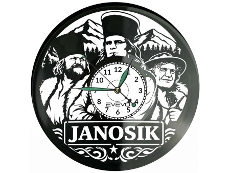 Janosik Serial Płyta Winylowa Zegar Ścienny Prezent Upominek Urodziny Dla Niej Dla Niego EVEVO evevo.pl V0040