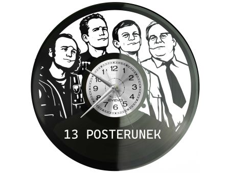 13 Posterunek Serial Płyta Winylowa Zegar Ścienny Prezent Upominek Urodziny Dla Niej Dla Niego EVEVO evevo.pl V0041