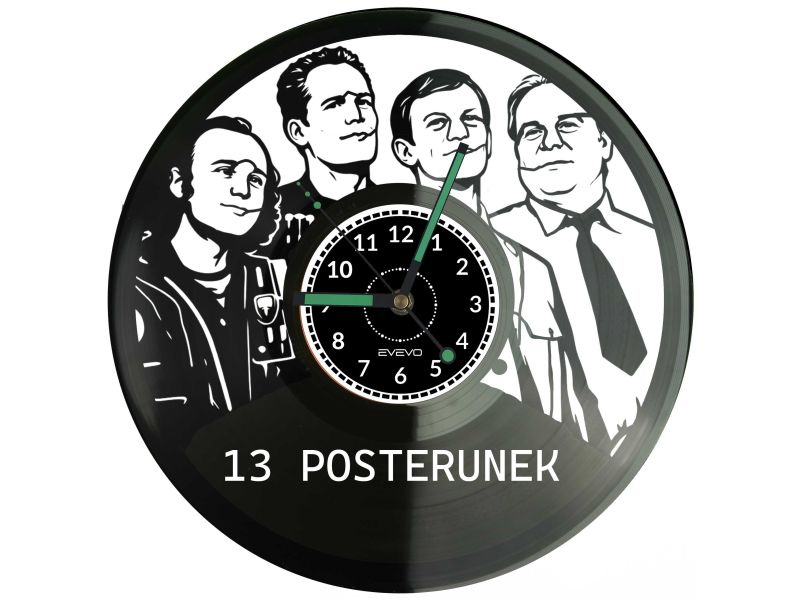 13 Posterunek płyta winylowa, 13 Posterunek zegar ścienny, 13 Posterunek prezent, 13 Posterunek upominek