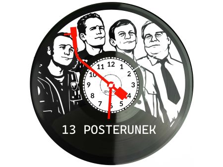 13 Posterunek Serial Płyta Winylowa Zegar Ścienny Prezent Upominek Urodziny Dla Niej Dla Niego EVEVO evevo.pl V0041