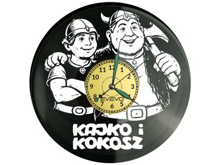 Kajko i Kokosz płyta winylowa, Kajko i Kokosz zegar ścienny, Kajko i Kokosz prezent, Kajko i Kokosz upominek
