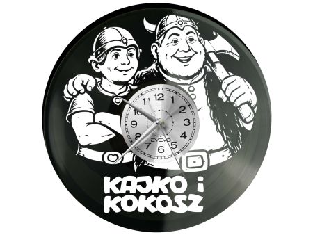 Kajko i Kokosz płyta winylowa, Kajko i Kokosz zegar ścienny, Kajko i Kokosz prezent, Kajko i Kokosz upominek