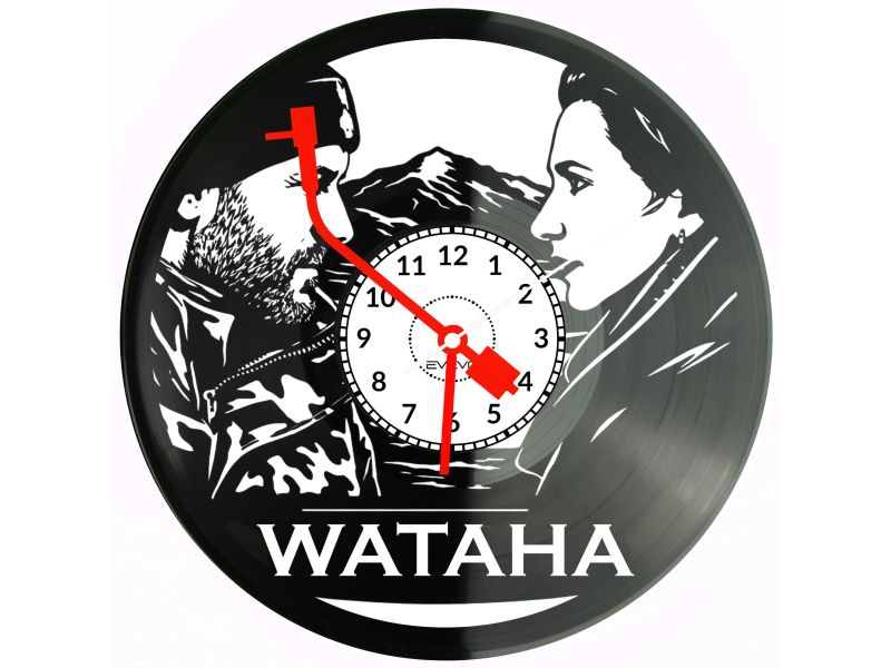 Watacha Film Płyta Winylowa Zegar Ścienny Prezent Upominek Urodziny Dla Niej Dla Niego EVEVO evevo.pl V0044