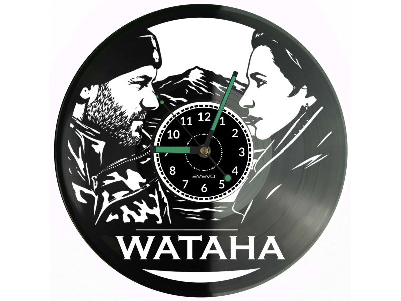 Watacha Film Płyta Winylowa Zegar Ścienny Prezent Upominek Urodziny Dla Niej Dla Niego EVEVO evevo.pl V0044