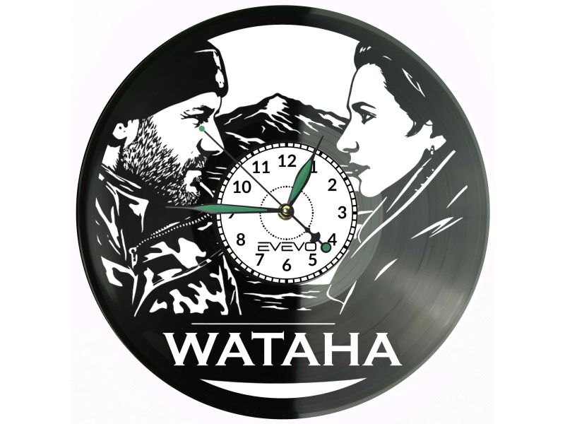 Watacha Film Płyta Winylowa Zegar Ścienny Prezent Upominek Urodziny Dla Niej Dla Niego EVEVO evevo.pl V0044