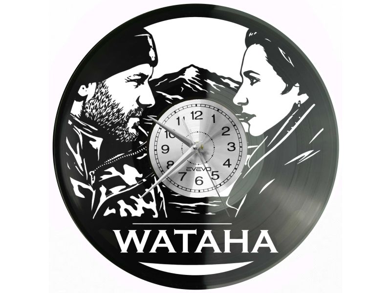 Zegar Ścienny Wataha z płyty winylowej