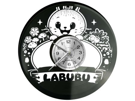 Labubu Orginal Płyta Winylowa Zegar Ścienny Prezent Upominek Urodziny Dla Niej Dla Niego EVEVO evevo.pl V0045