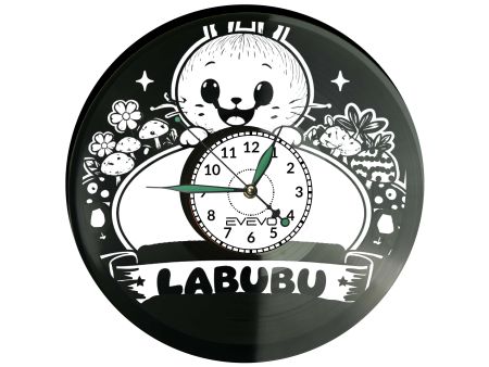 Labubu Orginal Płyta Winylowa Zegar Ścienny Prezent Upominek Urodziny Dla Niej Dla Niego EVEVO evevo.pl V0045