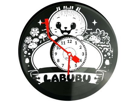 Labubu Orginal Płyta Winylowa Zegar Ścienny Prezent Upominek Urodziny Dla Niej Dla Niego EVEVO evevo.pl V0045