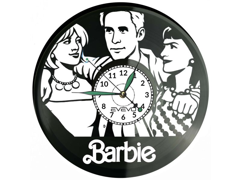 Barbe Płyta Winylowa Zegar Ścienny Prezent Upominek Urodziny Dla Niej Dla Niego EVEVO evevo.pl V0046