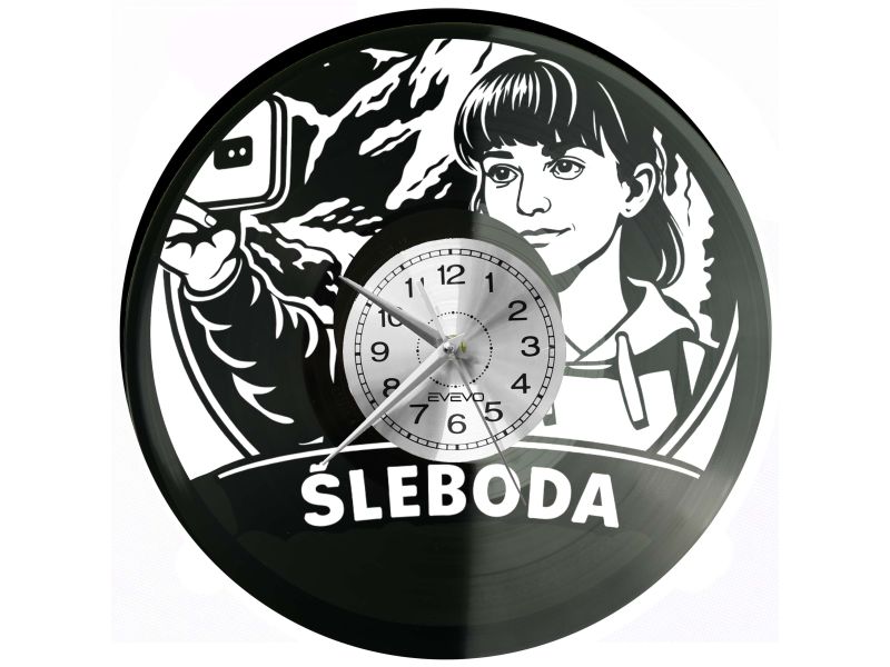 Śleboda Serial Płyta Winylowa Zegar Ścienny Prezent Upominek Urodziny Dla Niej Dla Niego EVEVO evevo.pl V0047