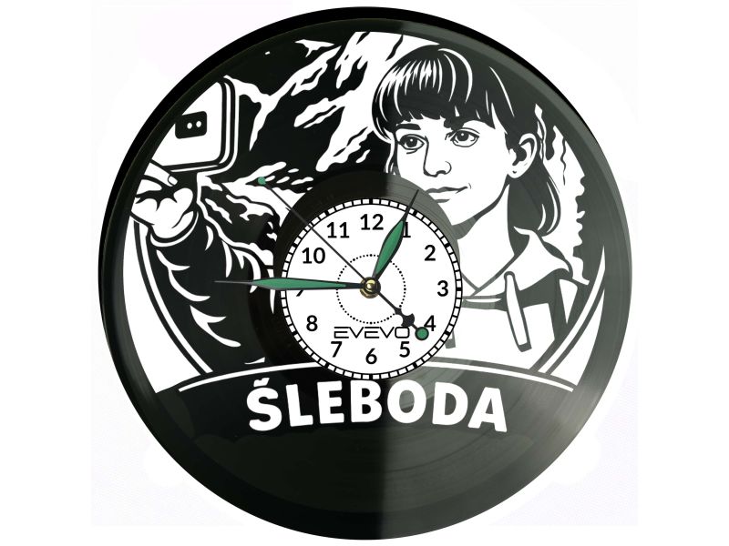 Śleboda Serial Płyta Winylowa Zegar Ścienny Prezent Upominek Urodziny Dla Niej Dla Niego EVEVO evevo.pl V0047