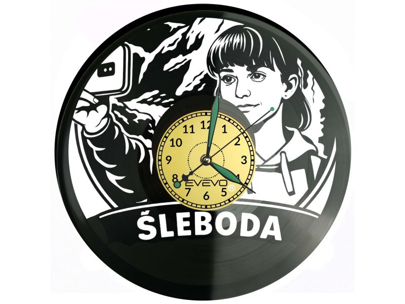 Śleboda Serial Płyta Winylowa Zegar Ścienny Prezent Upominek Urodziny Dla Niej Dla Niego EVEVO evevo.pl V0047