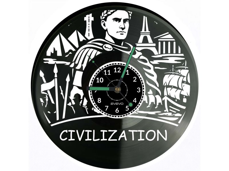 Civilization płyta winylowa, Civilization zegar ścienny, Civilization prezent, Civilization upominek