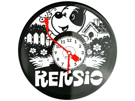 Reksio Bajka Płyta Winylowa Zegar Ścienny Prezent Upominek Urodziny Dla Niej Dla Niego EVEVO evevo.pl V0050