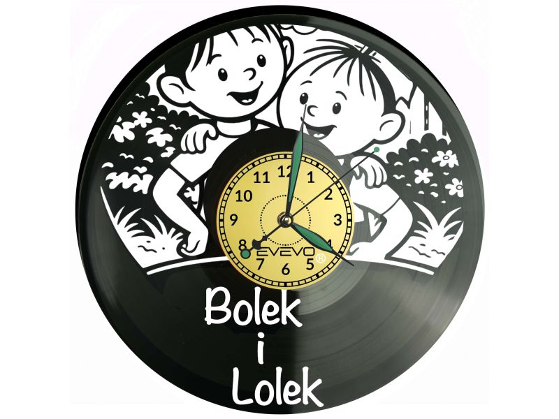 Bolek i Lolek płyta winylowa, Bolek i Lolek zegar ścienny, Bolek i Lolek prezent, Bolek i Lolek upominek