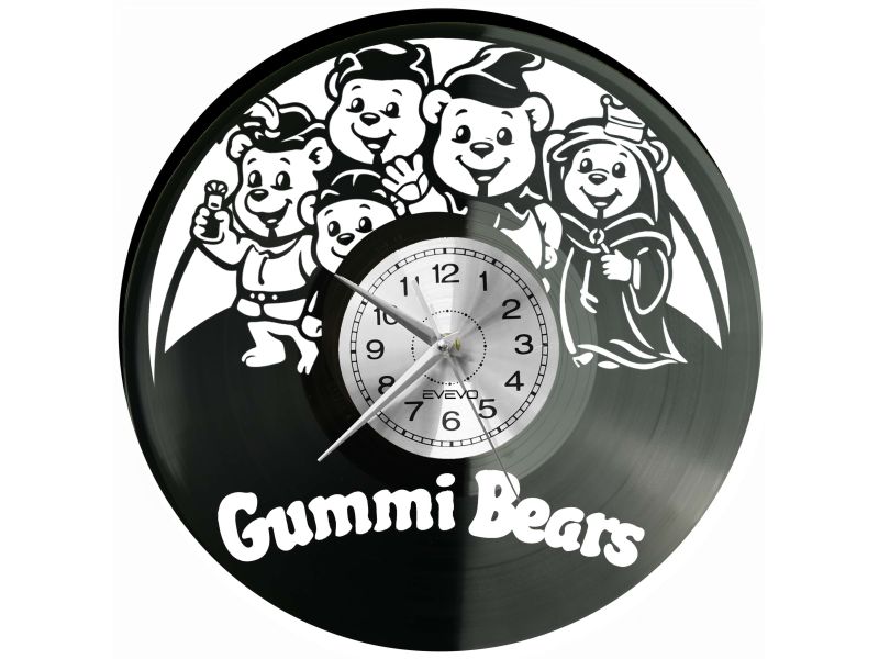 Gummi Bears zegar ścienny, Gummi Bears prezent, Gummi Bears dekoracja, Gummi Bears upominek