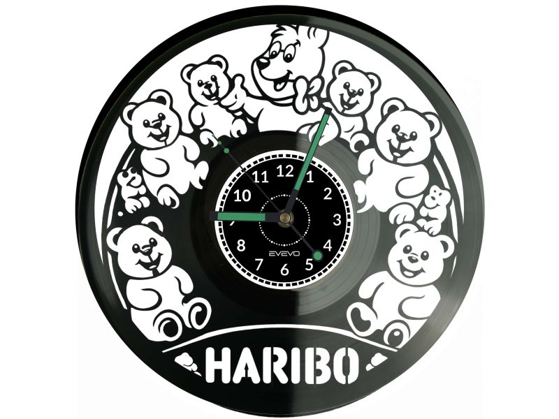 Haribo Misie zegar ścienny, Haribo Misie prezent, Haribo Misie dekoracja, Haribo Misie upominek