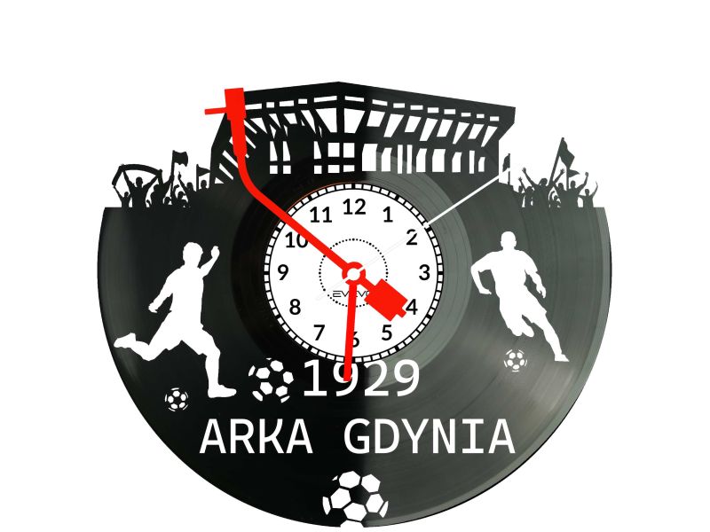 copy of Wisła Kraków Stadion Zegar Ścienny Płyta Winylowa Nowoczesny Dekoracyjny Na Prezent Urodziny